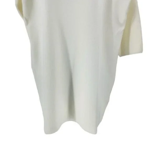 Pomander Place NEW Winter White Vivianne Turtleneck Sweater Mini Dress Size XL - Picture 6 of 11